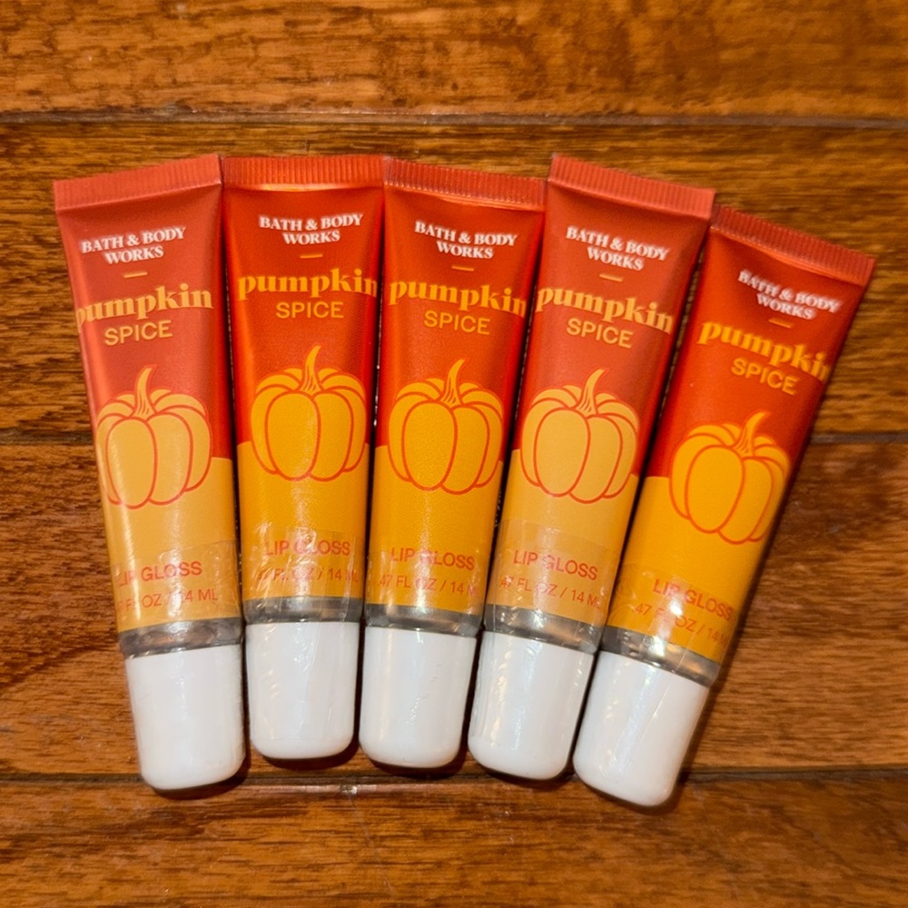 BBW 5pc Pumpkin Spice lip gloss